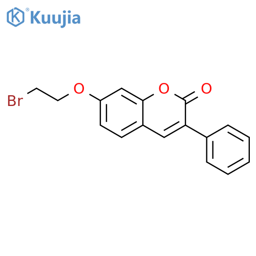 7-(2-bromoethoxy)-3-phenyl-2H-chromen-2-one structure