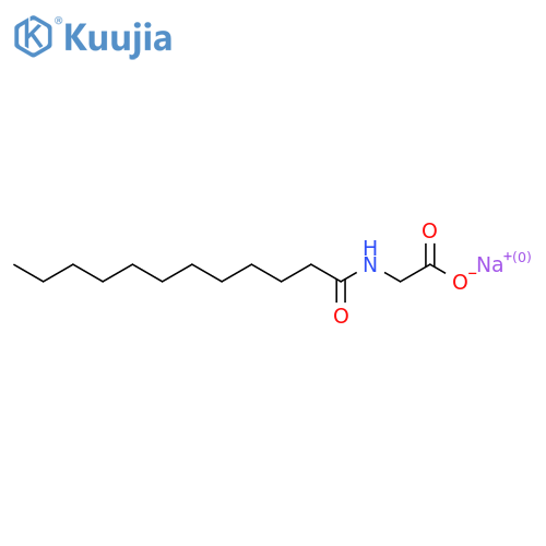 Sodium lauroyl glycinate structure