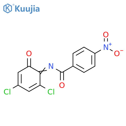 Benzamide, N-(2,4-dichloro-6-oxo-2,4-cyclohexadien-1-ylidene)-4-nitro- structure