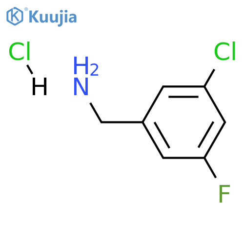 3-Chloro-5-fluorobenzylamine hydrochloride structure