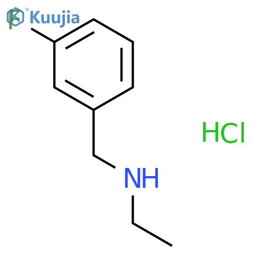 ethyl(3-fluorophenyl)methylamine hydrochloride structure