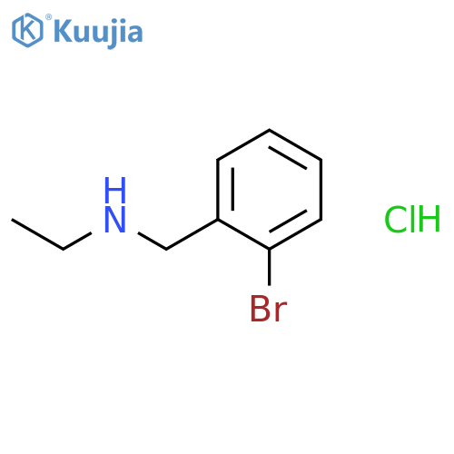 (2-Bromophenyl)methyl(ethyl)amine Hydrochloride structure