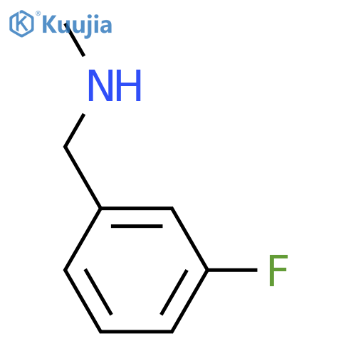 (3-fluorophenyl)methyl(methyl)amine structure