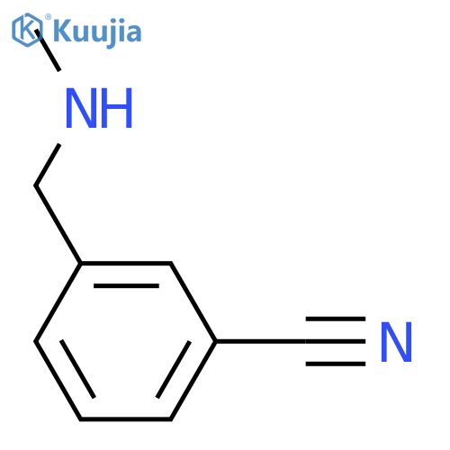 3-(Methylamino)methylbenzonitrile structure