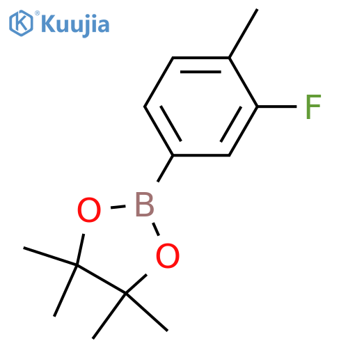 3-Fluoro-4-methylphenylboronic acid, pinacol ester structure