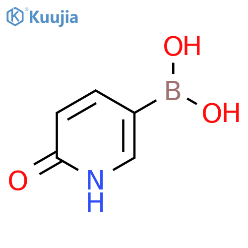 (6-oxo-1,6-dihydropyridin-3-yl)boronic acid structure