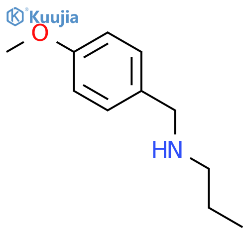 (4-methoxyphenyl)methyl(propyl)amine structure