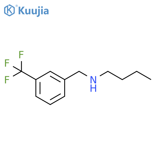 butyl({3-(trifluoromethyl)phenylmethyl})amine structure