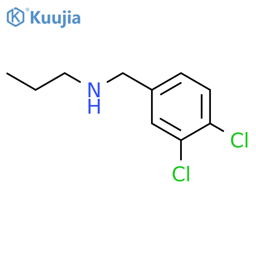 (3,4-dichlorophenyl)methyl(propyl)amine structure