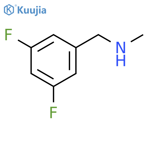 N-(3,5-Difluorobenzyl)-N-methylamine structure