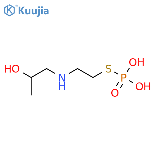 2-PROPANOL, 1-[[2-(PHOSPHONOTHIO)ETHYL]AMINO]- structure