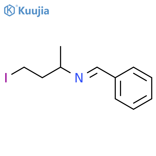2-BUTANAMINE, 4-IODO-N-(PHENYLMETHYLENE)- structure