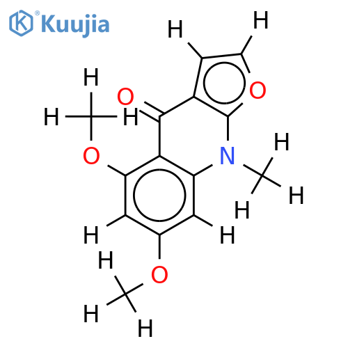 5,7-dimethoxy-9-methyl-4,9-dihydrofuro-[2,3-b]-chinolin-4-on structure