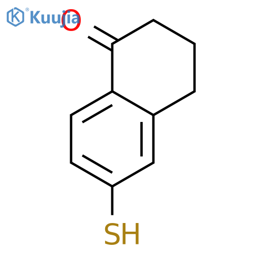 1(2H)-Naphthalenone, 3,4-dihydro-6-mercapto- structure