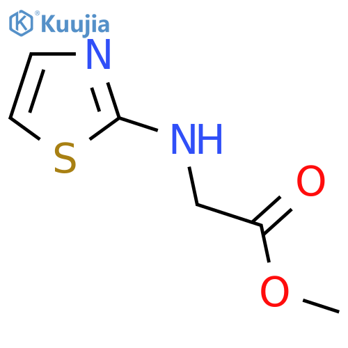 Methyl 2-[(1,3-thiazol-2-yl)amino]acetate structure