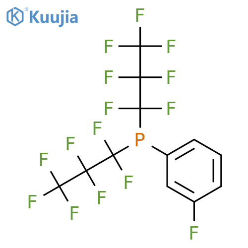 Phosphine, (3-fluorophenyl)bis(heptafluoropropyl)- structure