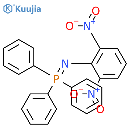 BENZENAMINE, 2,6-DINITRO-N-(TRIPHENYLPHOSPHORANYLIDENE)- structure