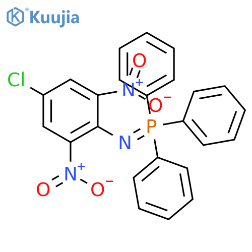 BENZENAMINE, 4-CHLORO-2,6-DINITRO-N-(TRIPHENYLPHOSPHORANYLIDENE)- structure