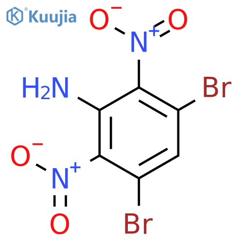 Benzenamine, 3,5-dibromo-2,6-dinitro- structure