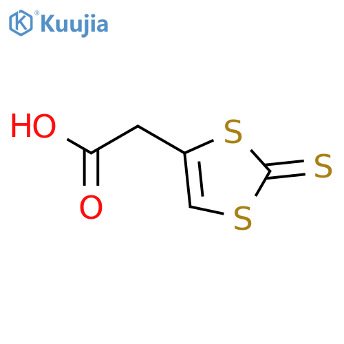 1,3-DITHIOLE-4-ACETIC ACID, 2-THIOXO- structure
