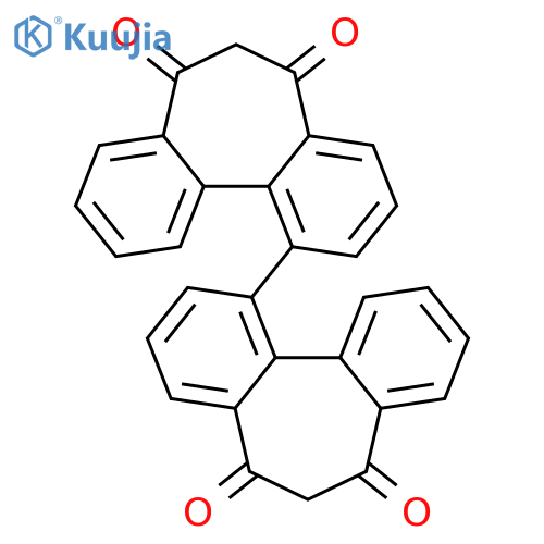 [6,6'-BI-5H-DIBENZO[A,C]CYCLOHEPTENE]-5,5',7,7'(6H,6'H)-TETRONE structure