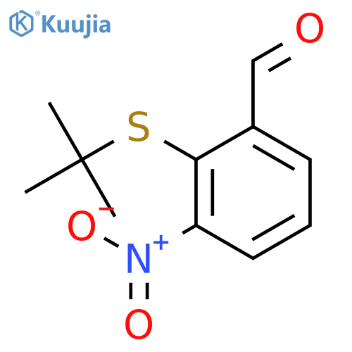 Benzaldehyde, 2-[(1,1-dimethylethyl)thio]-3-nitro- structure
