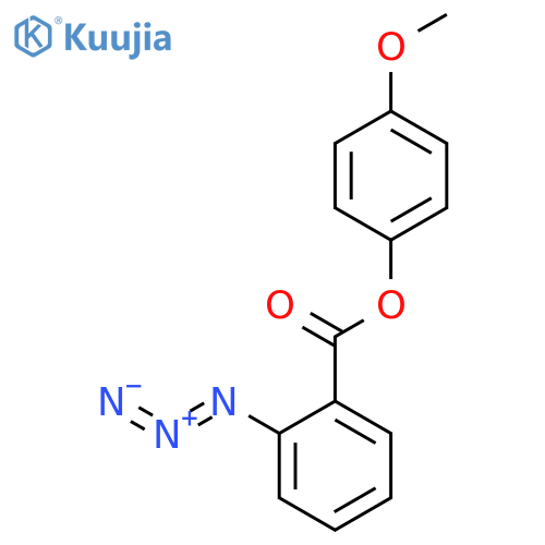 BENZOIC ACID, 2-AZIDO-, 4-METHOXYPHENYL ESTER structure