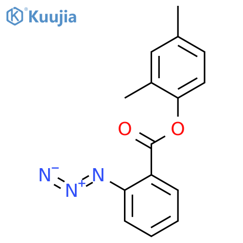 Benzoic acid, 2-azido-, 2,4-dimethylphenyl ester structure