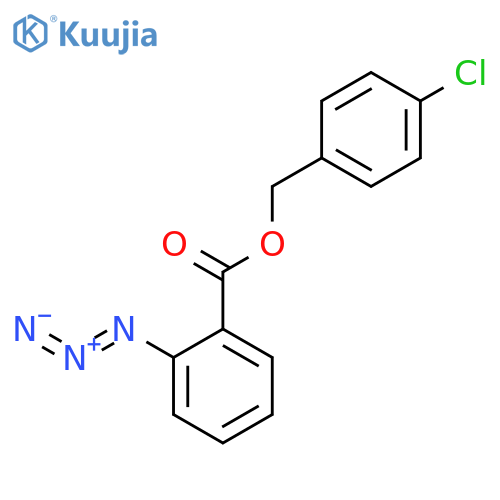BENZOIC ACID, 2-AZIDO-, (4-CHLOROPHENYL)METHYL ESTER structure