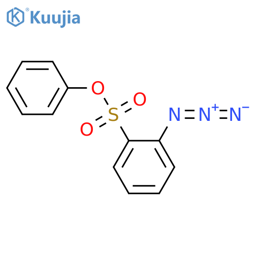 Benzenesulfonic acid, 2-azido-, phenyl ester structure