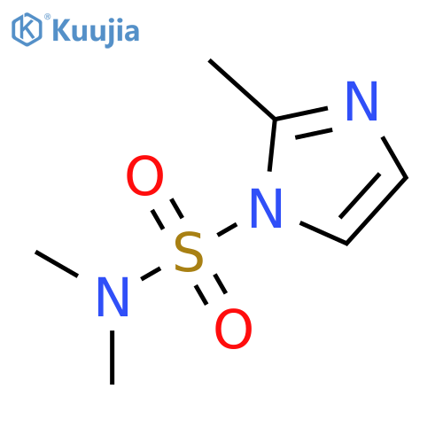 N,N-dimethyl-2-methylimidazole-1-sulphonamide structure