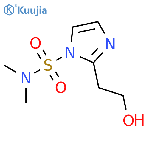 1H-IMIDAZOLE-1-SULFONAMIDE, 2-(2-HYDROXYETHYL)-N,N-DIMETHYL- structure