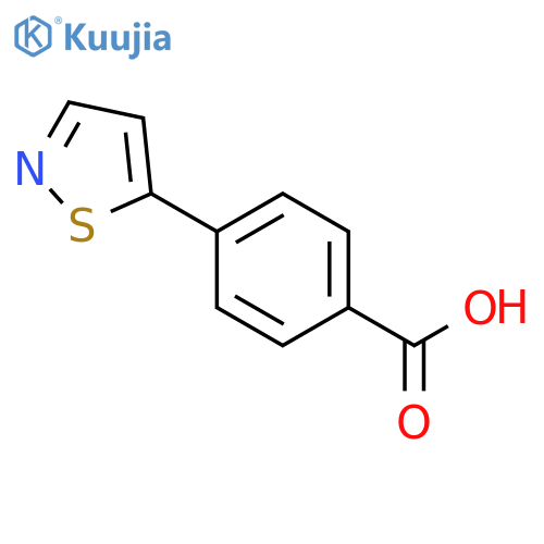 4-(Isothiazol-5-yl)benzoic acid structure
