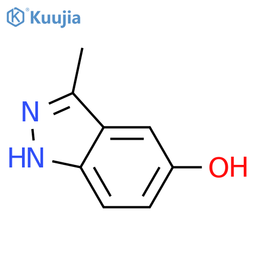 3-Methyl-1H-indazol-5-ol structure