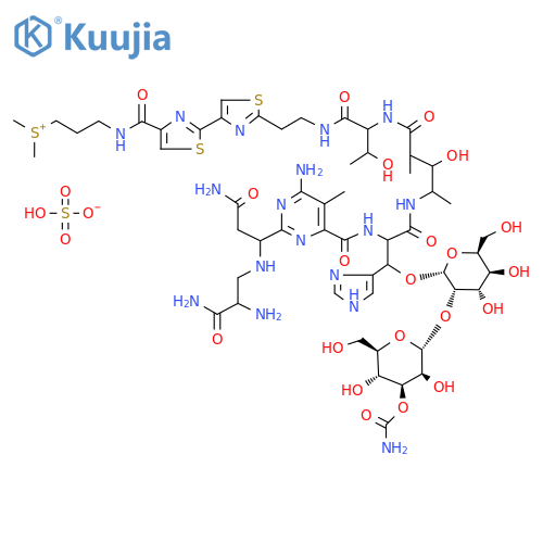 Bleomycin sulfate structure