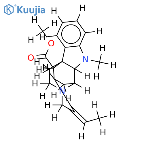 1-methyl-1,2-dihydro-akuammilan-17-oic acid methyl ester structure