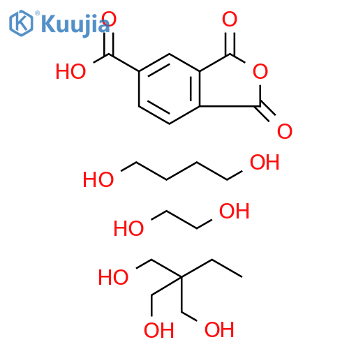 5-Isobenzofurancarboxylic acid, 1,3-dihydro-1,3-dioxo-, reaction products with 1,4-butanediol, ethylene glycol and trimethylolpropane structure