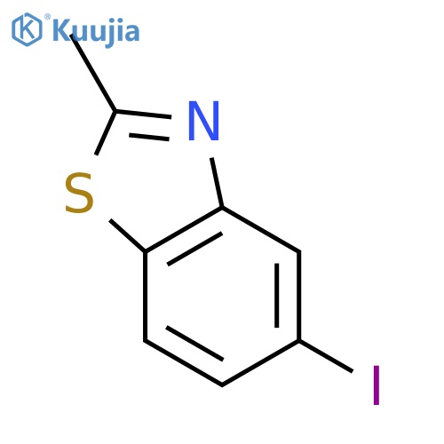 5-iodo-2-methyl-1,3-benzothiazole structure