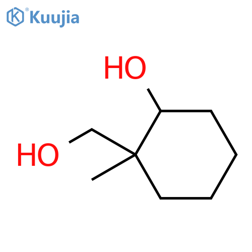 2-(hydroxymethyl)-2-methyl-cyclohexanol structure