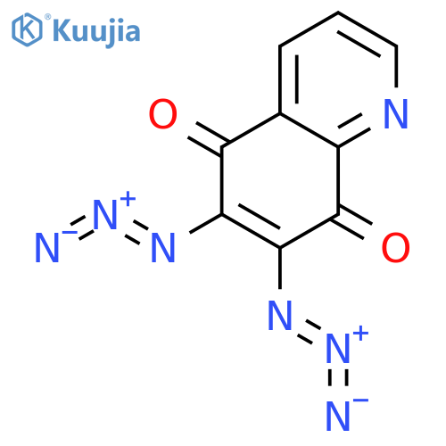 5,8-Quinolinedione,6,7-diazido- structure