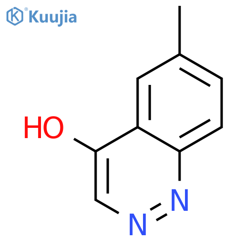 6-methylcinnolin-4-ol structure