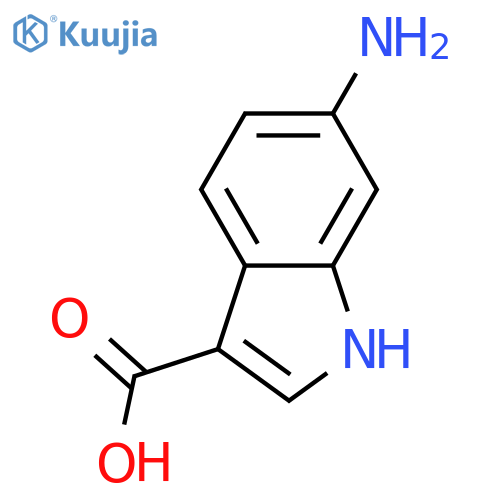 6-amino-1H-Indole-3-carboxylic acid structure