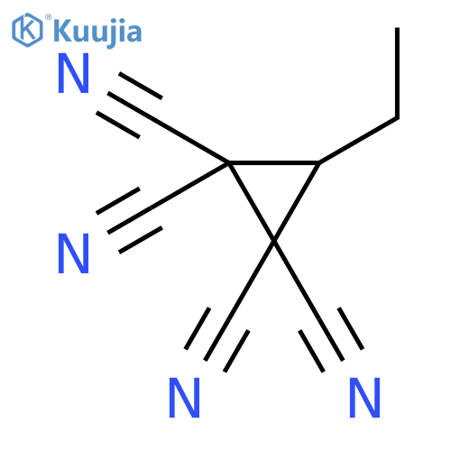 3-Ethylcyclopropane-1,1,2,2-tetracarbonitrile structure