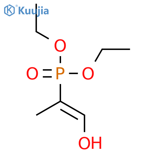 Phosphonic acid, (2-hydroxy-1-methylethenyl)-, diethyl ester structure