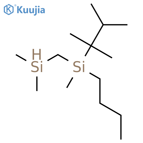 SILANE, BUTYL[(DIMETHYLSILYL)METHYL]METHYL(1,1,2-TRIMETHYLPROPYL)- structure