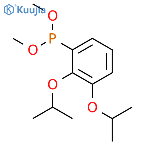 PHOSPHONOUS ACID, [2,3-BIS(1-METHYLETHOXY)PHENYL]-, DIMETHYL ESTER structure