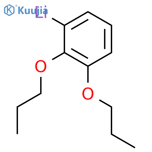 Lithium, (2,3-dipropoxyphenyl)- structure