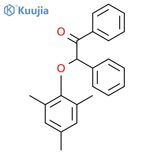 ETHANONE, 1,2-DIPHENYL-2-(2,4,6-TRIMETHYLPHENOXY)- structure