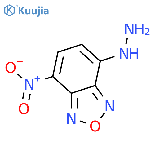 4-Hydrazino-7-nitrobenzofurazane structure