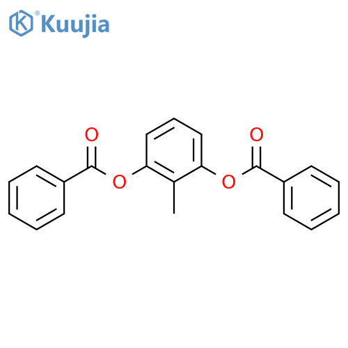 1,3-Benzenediol, 2-methyl-, dibenzoate structure